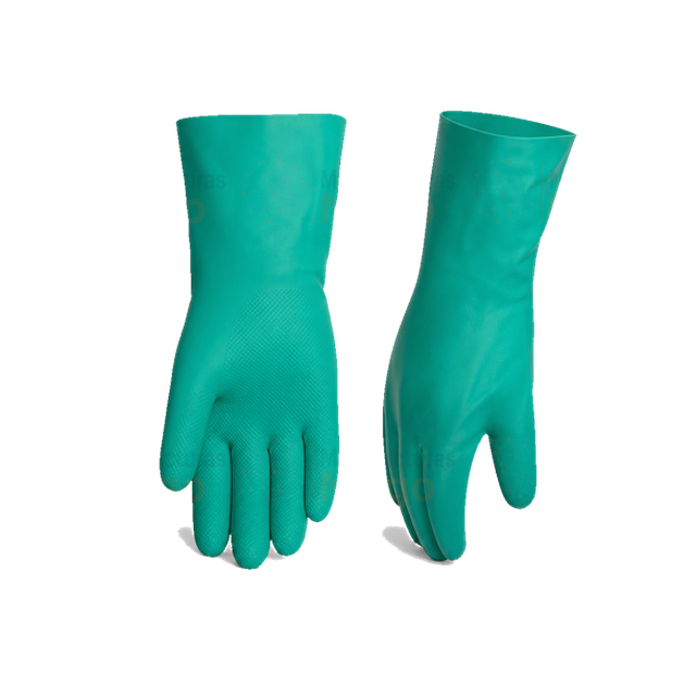 Guante Verde Flocado, referencia MEGO-MAN-007