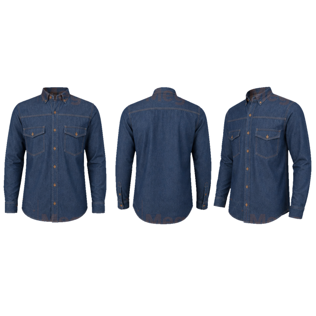 Camisa de jean para hombre, referencia MEGO-ROP-003