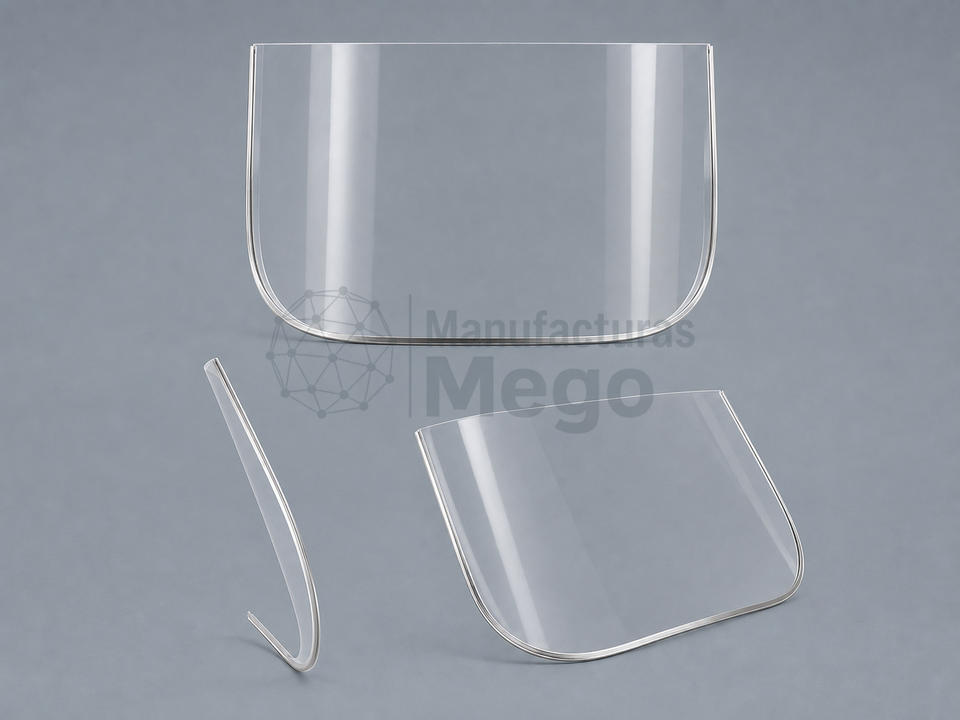 Visor facial transparente, referencia MEGO-VIS-011